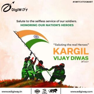 #KargilVijayDivas is a day to remember the valor and supreme sacrifices of our brave soldiers during the 1999 Kargil War.

Let us salute our army and remember all the brave men who have shown exemplary courage.
.
#कारगिल_विजय_दिवस #kargilvijaydiwas2022  #TrueWarrior #kargilvijay #26july #KargilVijayDiwas #OurHero #edigiway